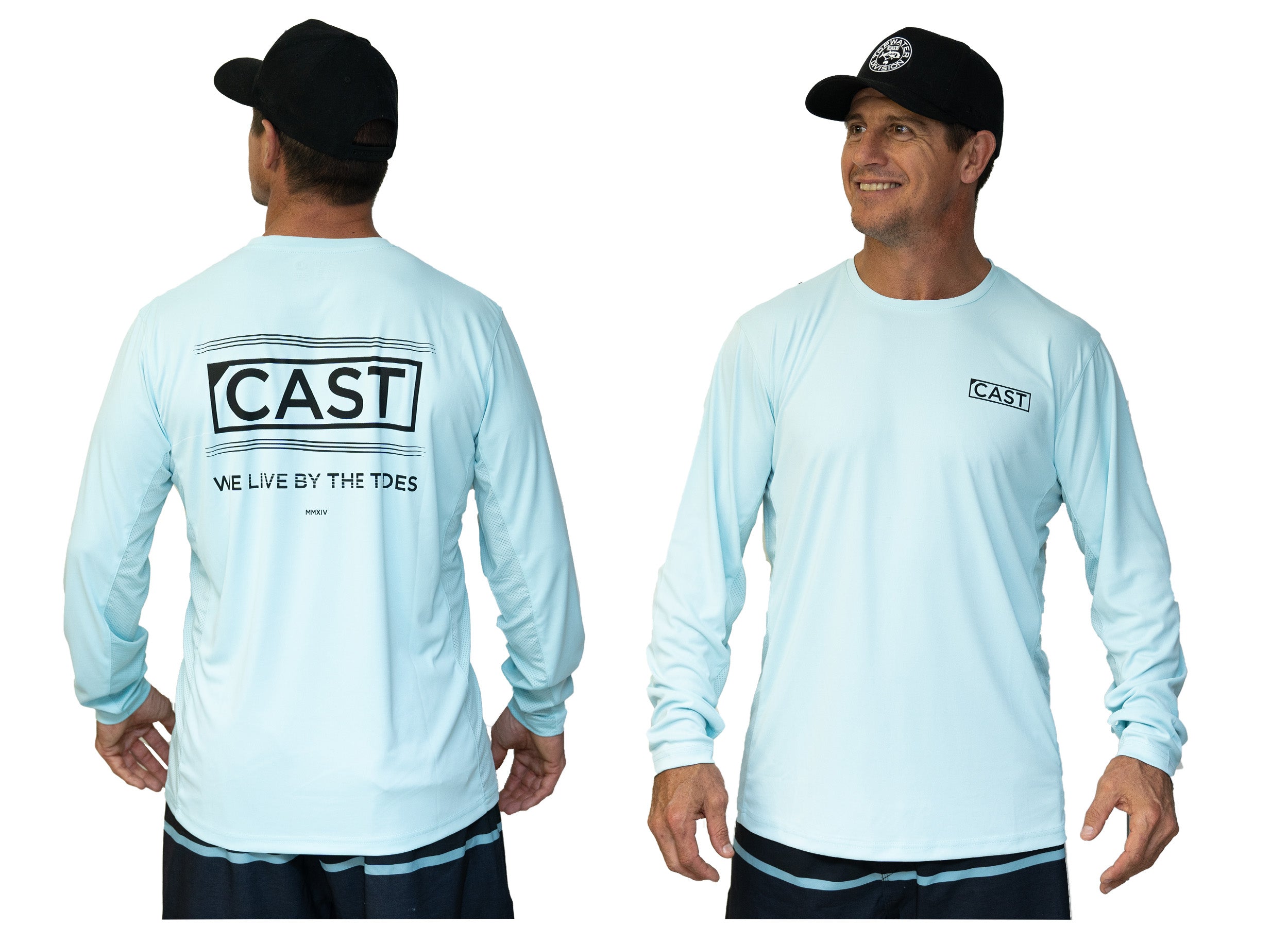 Cast Fishing Co Organic Cotton Tee - We Live By The Tides